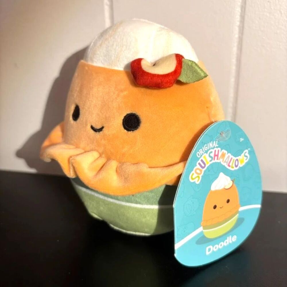Squishmallows Doodle Apple Pie Plush 5” Original Tag Cute